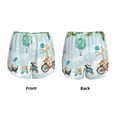 thumbnail image 3 of KLL Animals Riding Across The Sky Pattern Shorts Women,Athletic Shorts High Waisted Running Shorts Pocket Sporty Short Gym Elastic Workout Shorts-X-Large, 3 of 7