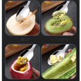 thumbnail image 3 of Grapefruit Spoons Serrated Double-Headed Grapefruit Spoons Mud Scraping Spoon Stainless Steel Grapefruit Spoon Utensil Set with Storage Box for Kiwi, Dessert, Apple, Citrus Fruit Pack of 2, 3 of 7