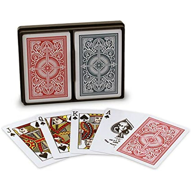 KEM Arrow Red and Blue Playing Cards, Wide