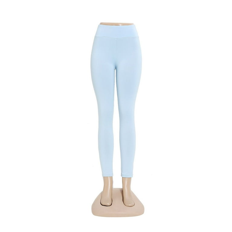 Outfmvch Yoga Pants Women Yoga Pants Polyester Relaxed Pull-On Styling  Straight-Leg Lightweight Two Pockets Long Yoga Pants With Pockets Light  Blue