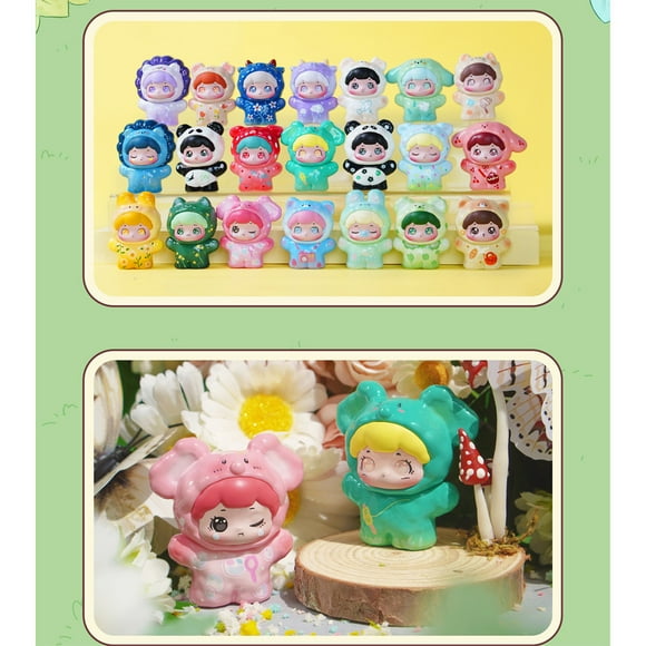 New Baobao pet shop second generation spring travel series blind box toys mini Baobao beans Kawaii blind bag ornament gifts