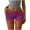 *Purple, variant on Binmer Women’s Low Rise Elastic Waist Shorts,Casual Short Shorts for Summer Army Green,Women's Plus L