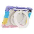 thumbnail image 4 of Dteck Case for iPad Pro 11-inch 3rd Generation,iPad Pro 11" 2020/2018 Shockproof Rubber 3-Layer Protection Hybrid PC 360 Rotatable Handle Kickstand Cover for iPad Air 4th Gen 10.9",Rainbowpink, 4 of 8