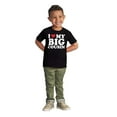 thumbnail image 3 of I Love My Big Cousin Cute Family Toddler Boy Girl T Shirt Infant Toddler Brisco Brands 6M, 3 of 6