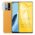 thumbnail image 1 of Mica Oppo Reno7 4g Y Protector De Cámara Cristal Templado 9d, 1 of 8