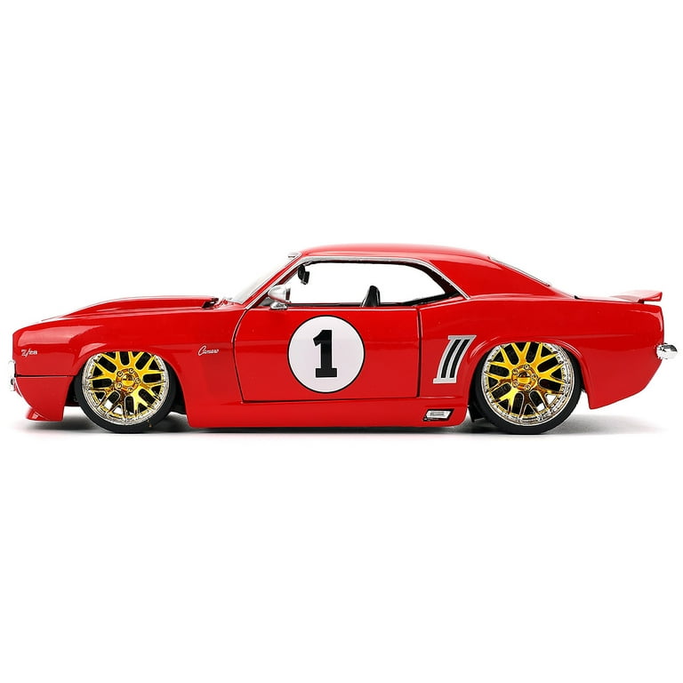ミニカー Jada Toys 1969 Chevrolet Camaro 1/24 Jada Toys, Die-Cast Model Car, 1:24 1969 Chevy Camaro, Fast