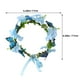 thumbnail image 5 of KAKOWELY Diadema con corona de flores artificiales, corona de mariposas florales, guirnalda para la cabeza, 5 of 5