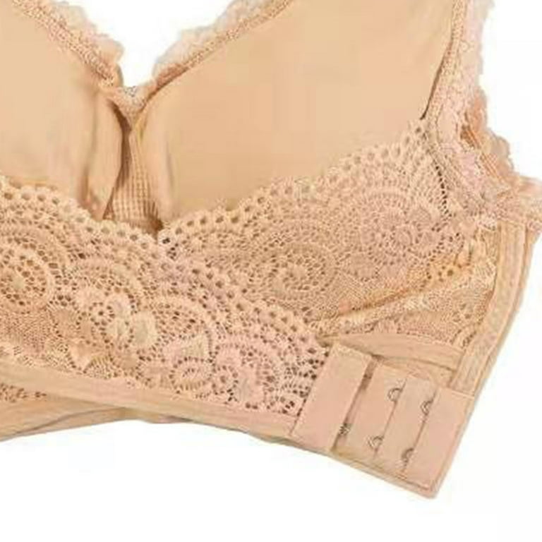 Aueoeo Shapermint Bras for Women Wirefree, Plus Size Push Up Bras