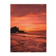 thumbnail image 1 of Manta con diseño de puesta de sol en el Pacífico, para sofá, aire acondicionado, manta para la siesta, manta gruesa para sofá cama, manta para sala de estar de 50 x 40 pulgadas, 1 of 3