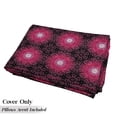 thumbnail image 5 of Purple Mandala Floor Pillow Lounger Cover, Vintage Psychedelic Ornamental Cosmos Essence Image, Nap Mat Printed Fabric Case for 5 Pillows, 88" x 27", Maroon Hot Pink, by Ambesonne, 5 of 5