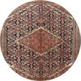 thumbnail image 1 of Ahgly Company Machine Washable Indoor Round Traditional Light Copper Gold Area Rugs, 3' Round, 1 of 7