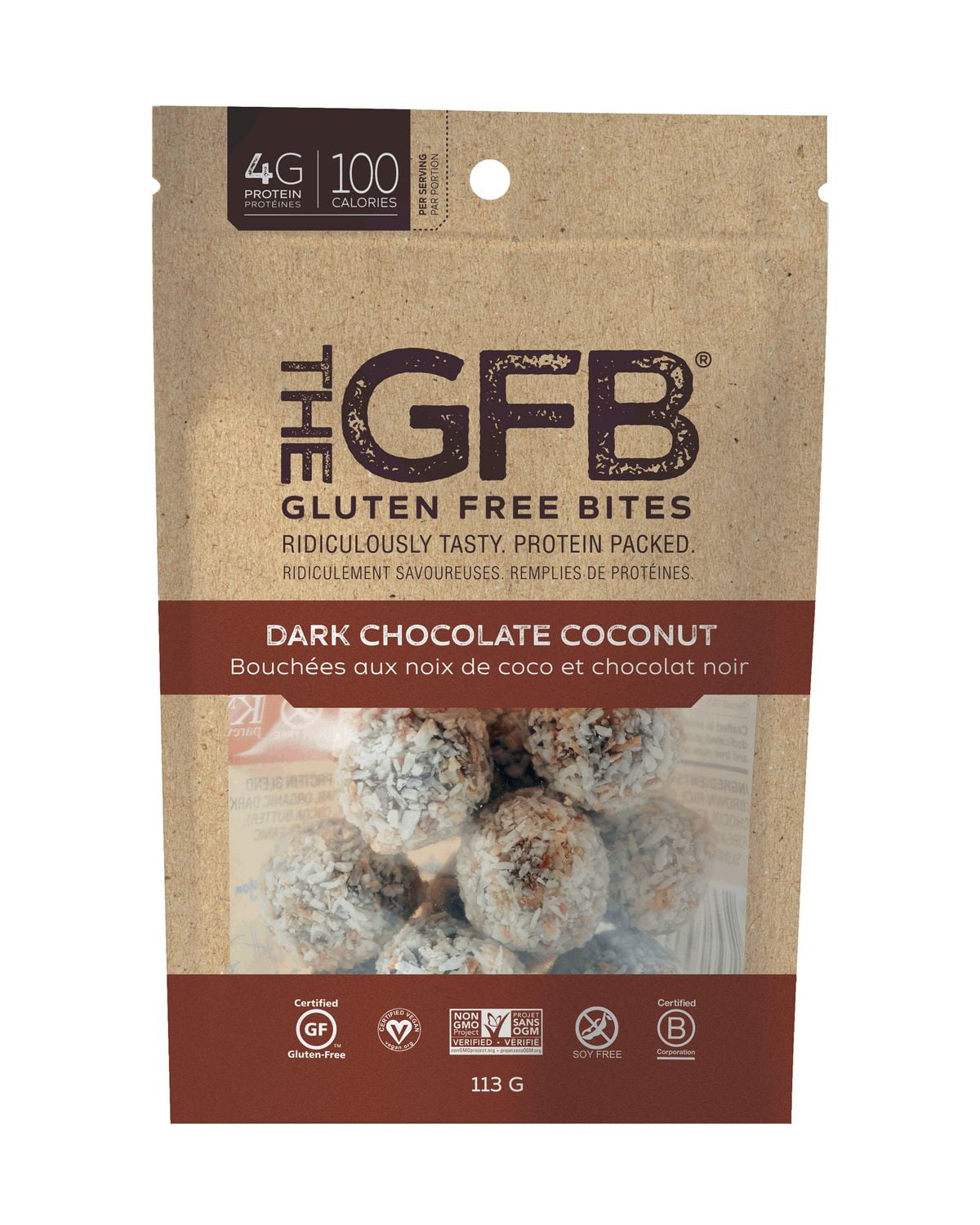 The GFB: Gluten Free Bites – Dark Chocolate Coconut
