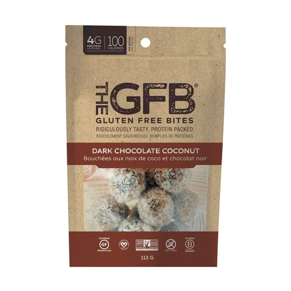 The GFB: Bouchées Sans Gluten - Noix De Coco Et Chocolat Noir