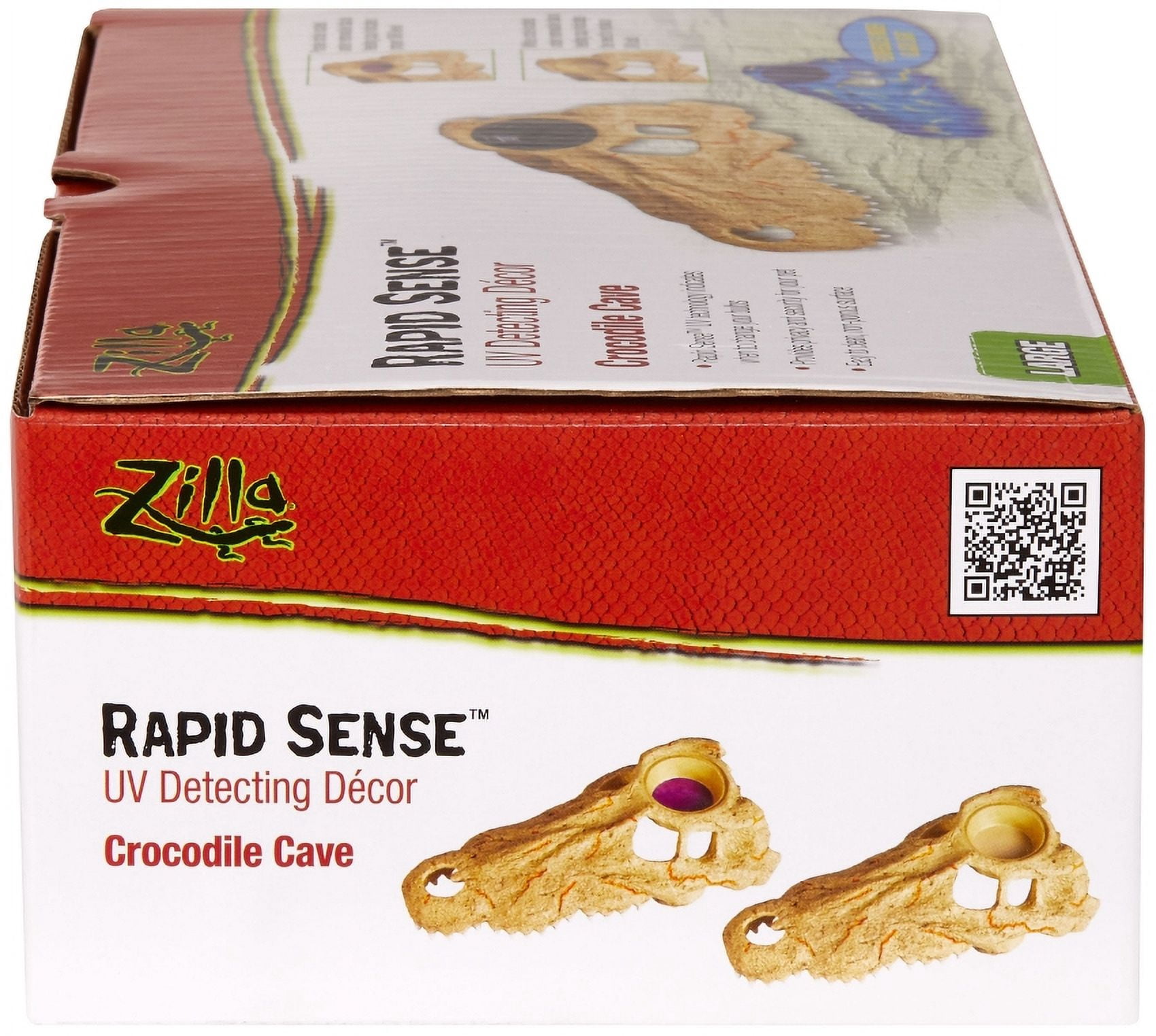 Zilla Rapid Sense Decor Crocodile Skull [Reptile Thermometers, New Reptile Supplies, Zilla, Reptile Supplies] Large - 1 count