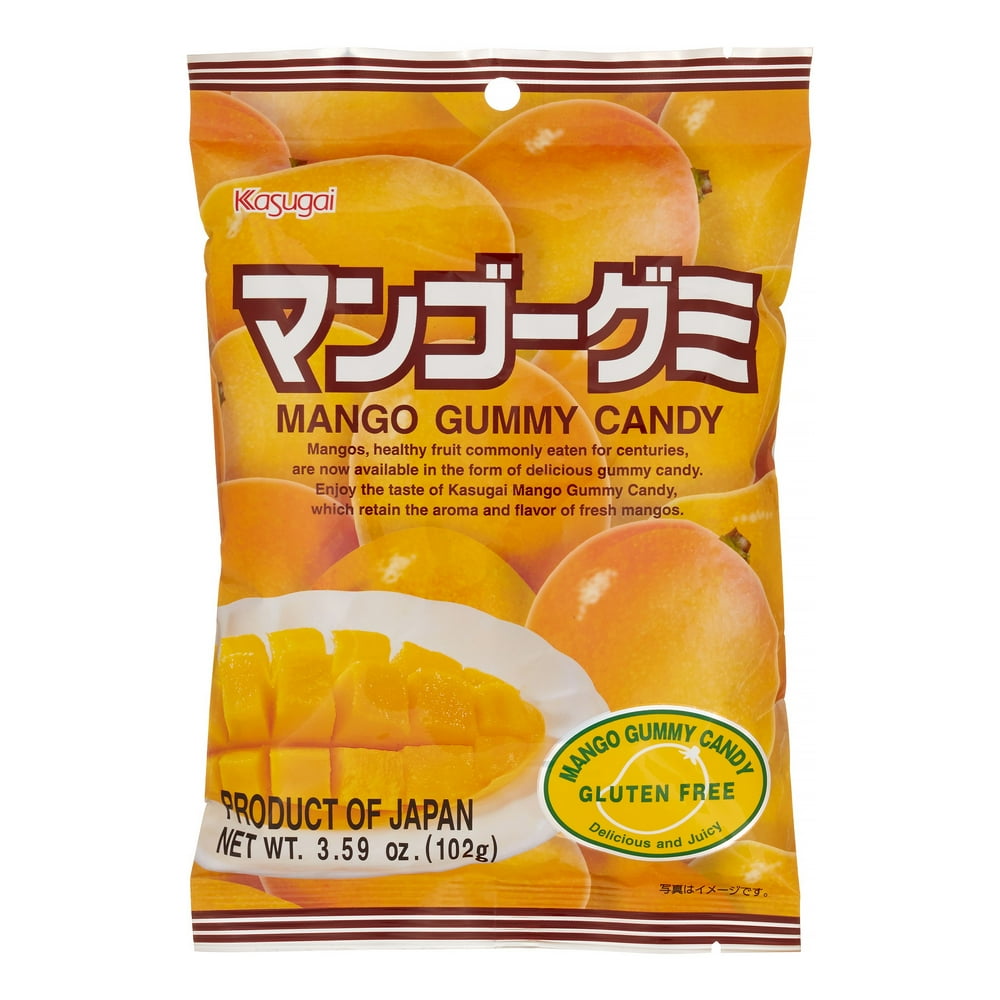 Kasugai Gummy Candy Mango, 3.59 oz