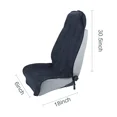 thumbnail image 5 of Txmasen Car Seat Towel Cover Sweat Absorbed Waterproof Front Seat Protector Car Interior Black, 5 of 9