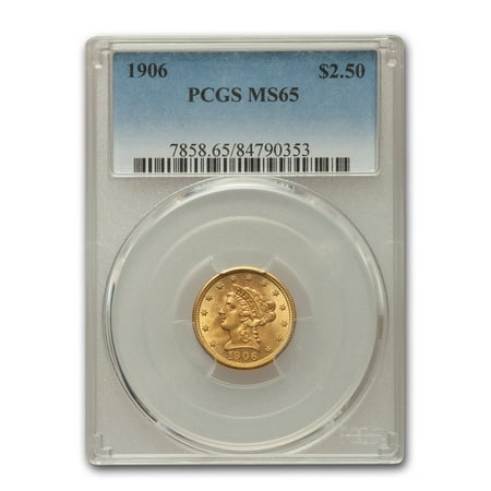 1906 $2.50 Liberty Gold Quarter Eagle MS-65 PCGS