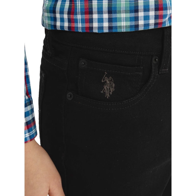 U.S. Polo Assn. Boys Straight Knit Denim Jeans, Sizes 4-18 photo 6