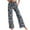 Camouflage, variant on Women'S Autumn And Winter New Home Casual Sports Pocket Checkered Printed Straight Pants (Navy Blue,XL)