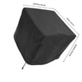 thumbnail image 2 of ifundom Universal Black Generator Cover Heavy Duty Waterproof Fabric with Rain Snow Sun Protection, 2 of 8