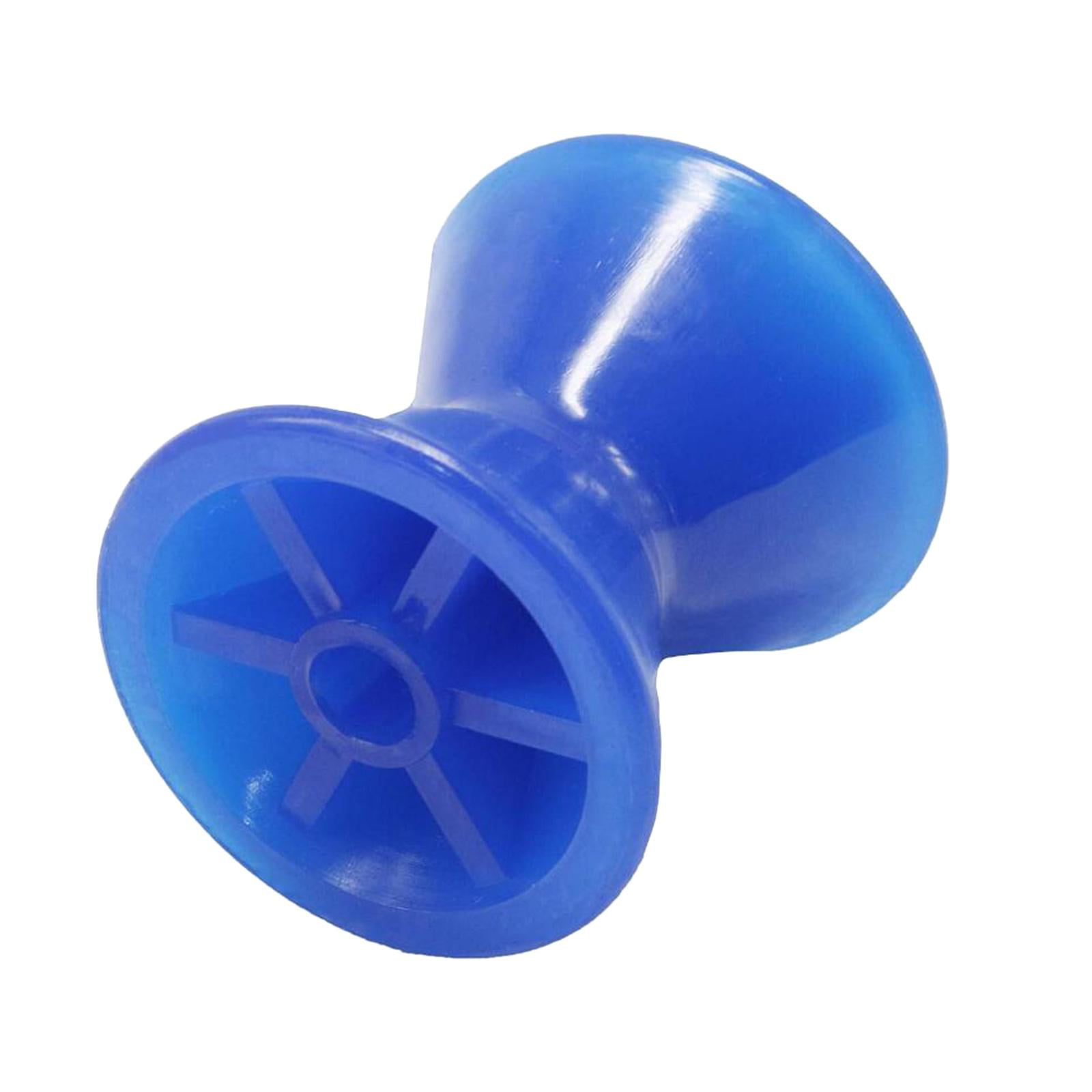 4 inch Blue Polyvinyl Bow Roller for Boat Trailer Winch Post