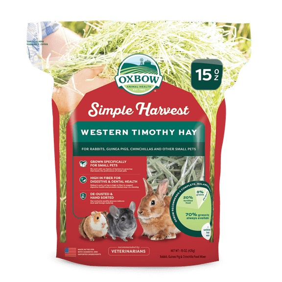 Oxbow Simple Harvest Western Timothy Hay 15oz.