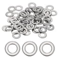thumbnail image 1 of 80 Pcs M6.4 304 Acier Inoxydable Rondelles Plates 6.4mm ID 12mm OD 1mm Épais, Argent, 1 of 6