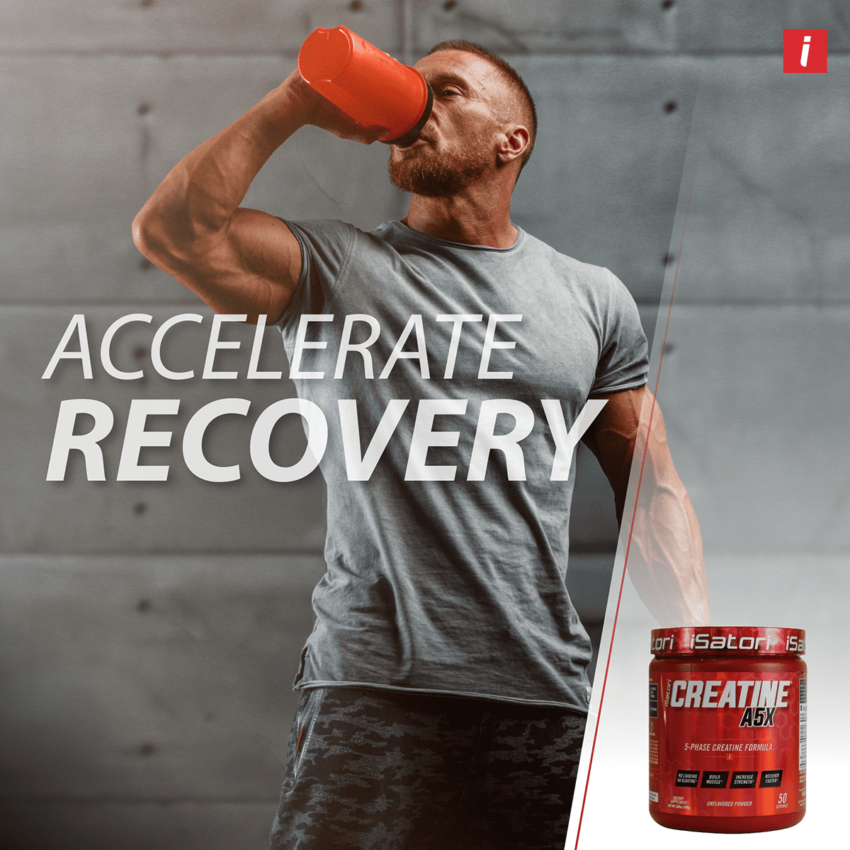 iSatori Creatine A5X, 7.05 ounces (50 Servings)