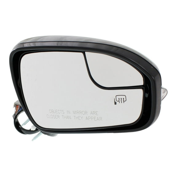 MIRROR Compatible For 2013-2016 Ford Fusion Right Passenger Heated Power Glass In-housing Signal Light With memory Paintable