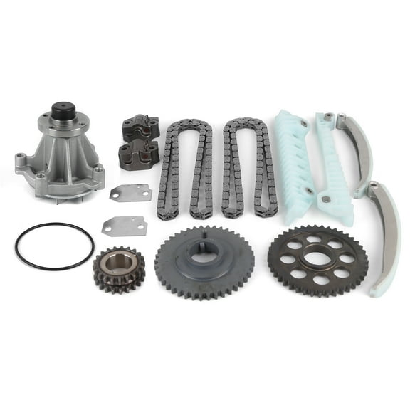 MOCA AUTOPARTS Timing Chain Kit with Water Pump Fit for 97-00 Ford Expedition 4.6L & 97 - 99 Ford F-250 F-150 4.6L