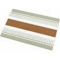 thumbnail image 2 of Shag Bath Rugs Bohemian Tribal Striped Sage Green Brown Plush Soft Fluffy Doormat Floor Carpet,Non-Slip Living Room Bedroom Kitchen Entryway Door Mats Vintage Farmhouse, 2 of 6