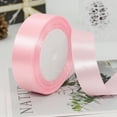 thumbnail image 2 of Toyeng Packaging Case, Solid Satin Ribbon 25 Yards Roll For Wedding Sewing Projects Gift Wrapping Invitation Embellishments And Crafting Projects Etc, 1*Ribbon(Pink), 2 of 9