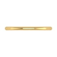 thumbnail image 5 of 14K Yellow Gold 1.5mm Plain Wedding Band (Ring Size 7), 5 of 6