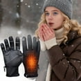 thumbnail image 4 of USB Electric Heated Gloves,Thermal Winter Gloves for Outdoor Activities, Waterproof Cold Weather Gloves for Skiing, Work, Hunting, Camping(Three-speed adjustment), 4 of 8