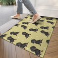 thumbnail image 4 of Dachshund Footprint Door Rugs,Washable Non Slip Door Mats Indoor,Decorative Door Mats,Entry Mat Indoor for Entrance,Bedroom,Kitchen,Bathroom,17"x30", 4 of 6