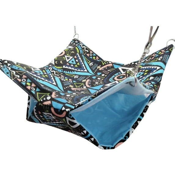 Visland Pet Hamster Warm Double Layer Hanging Hammock Soft Nest House Cage Sleeping Bed