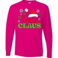 thumbnail image 3 of Inktastic Pappy Claus with Christmas Santa Hat and Snowflakes Long Sleeve T-Shirt, 3 of 5