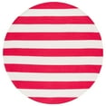 thumbnail image 4 of SAFAVIEH Montauk Saranna Striped Cotton Runner Rug, Red/Ivory, 2'3" x 11'7", 4 of 10