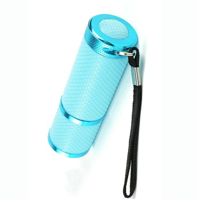 Linterna LED, linternas de brillo pequeño con 9 luces LED, secador de uñas de luz portátil para gel de uñas oso de fresa Electrónica