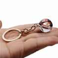 thumbnail image 3 of Llavero De Metal De Muñeco De Nieve De Navidad Bolas De Cristal De Doble Cara Colgante De Llavero Regalo De Navidad Para Niños Hermanas Amigos Vogacara AP007131-11, 3 of 5