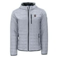 thumbnail image 2 of Men's-Cutter & Buck  Gray South Carolina Gamecocks Rainier Eco PrimaLoft Hooded Full-Zip Jacket, 2 of 3
