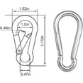 thumbnail image 5 of EcoNesxp inch large carabiner for gym lockable carabiner lbs 15 inch large carabiner, 5 of 5