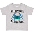 thumbnail image 3 of Inktastic Baltimore Maryland Vacation Blue Crab Boys or Girls Toddler T-Shirt, 3 of 5