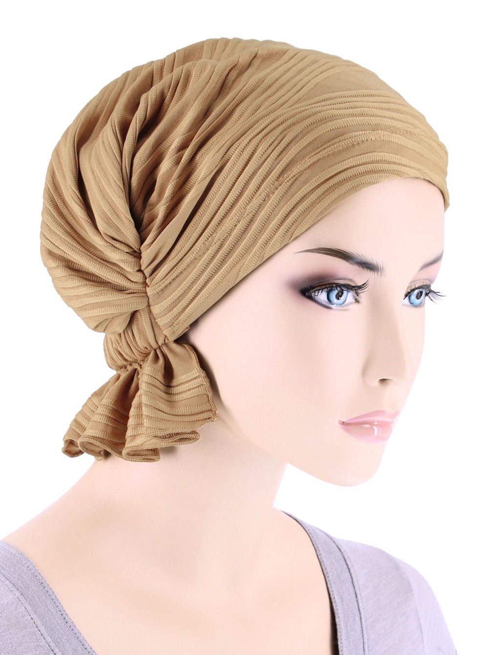 TurbanDiva Turban Plus The Abbey Cap ® Womens Chemo Hat Beanie Scarf