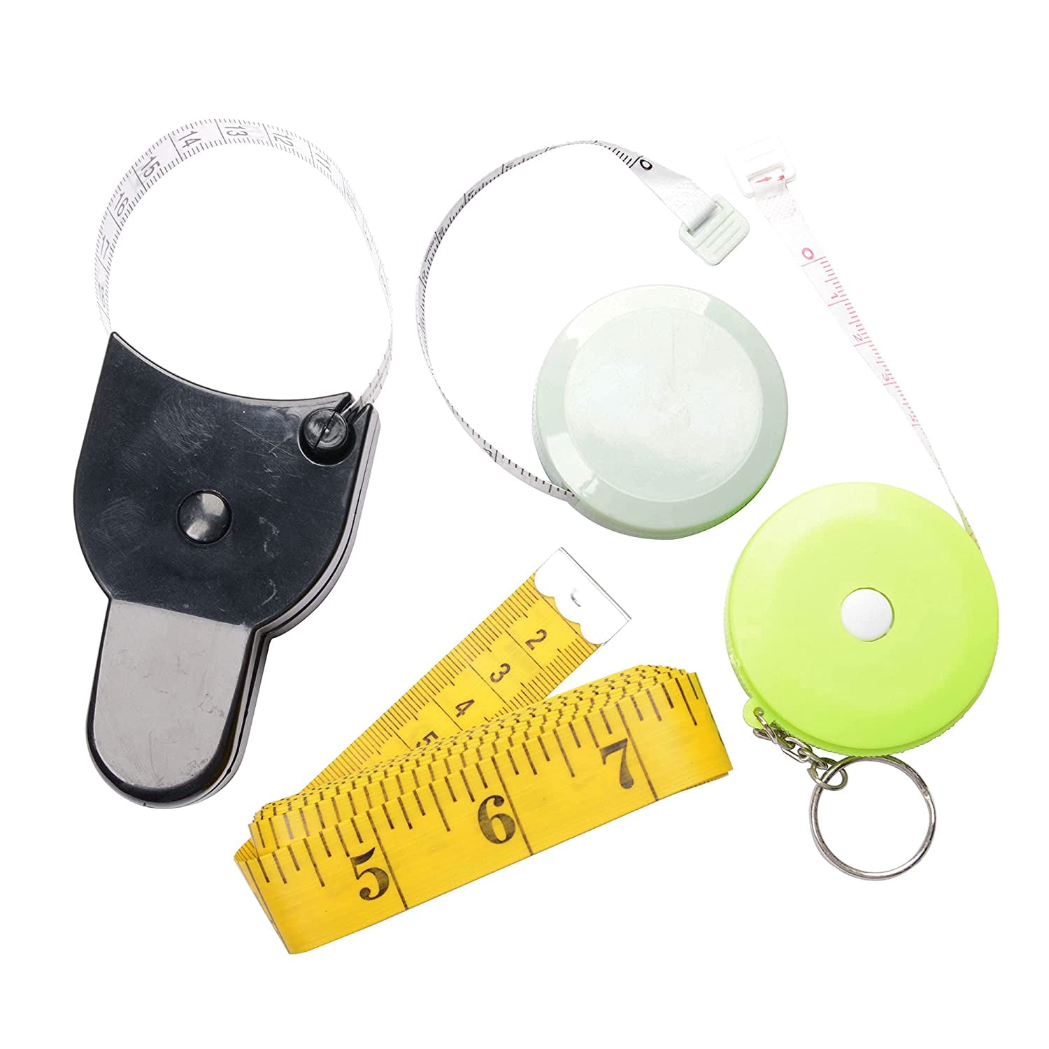 Push Pin Measuring Ruler 4Pcs Body Measuring Tape Set 60 inch(150cm) Lock Pin and Push Button ...