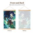 thumbnail image 2 of Genshin Impact Wooden Shaft Hanging Poster Home Decor Poster Wall Art Painting For Living Room Bedroom 20"X30", 2 of 7