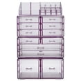 thumbnail image 6 of Sorbus Cosmetic Makeup and Jewelry Storage Case Tower Display Organizer - Spacious Design - Great for Bathroom, Dresser, Vanity and Countertop (Purple), 6 of 7