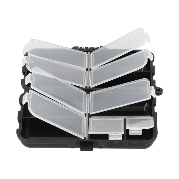 Caja de Señuelos de Pesca ANGGREK de 9 Compartimentos Plástico ABS Resistente al Desgaste