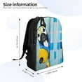thumbnail image 4 of Geaub french bulldog dog in a bathtub ultimate comfort and style: the perfect compact backpack for college, commute, travel, and everyday use, 4 of 8