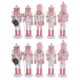 thumbnail image 1 of ColoMX 10 Uds. De regalo de Navidad, adorno de Cascanueces colgante, decoración de marionetas de Navidad, decoración de Navidad de Cascanueces de madera, 1 of 8